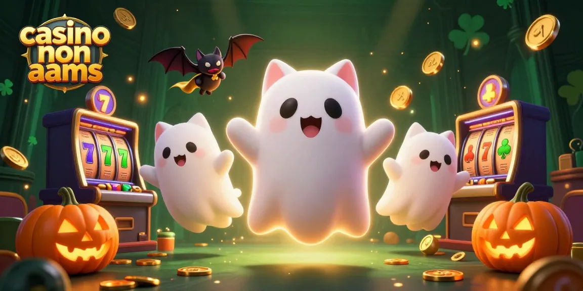 Gioca nei casino non AAMS con il gatto fantasma e il pipistrello, tra simboli vivaci e slot.