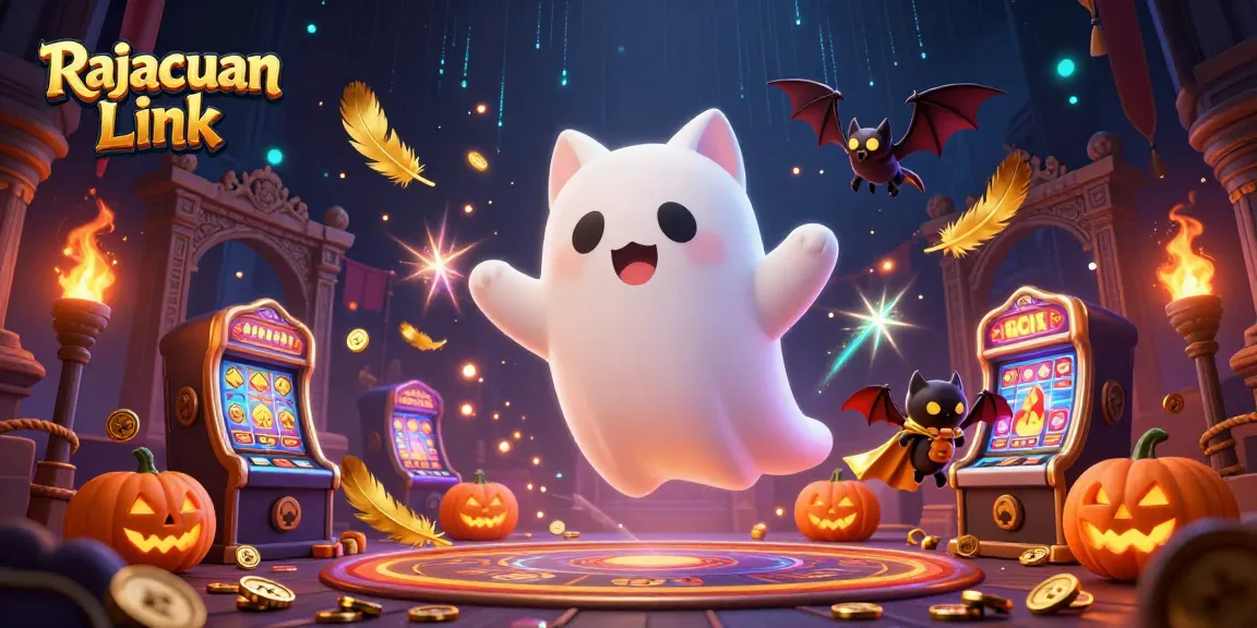 Rajacuan Link menampilkan kucing hantu dan kelelawar vampir di kasino bertema, menyajikan jackpot yang mengesankan.