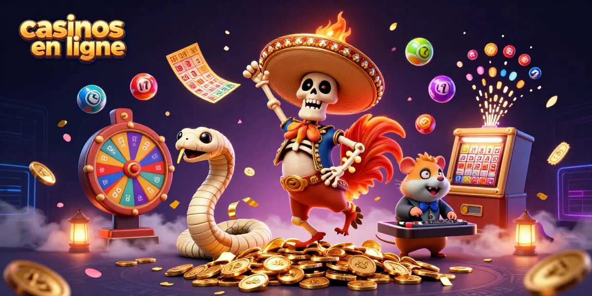 Gagnez avec les casinos en ligne en profitant d'un chariot de jetons et jeux colorés