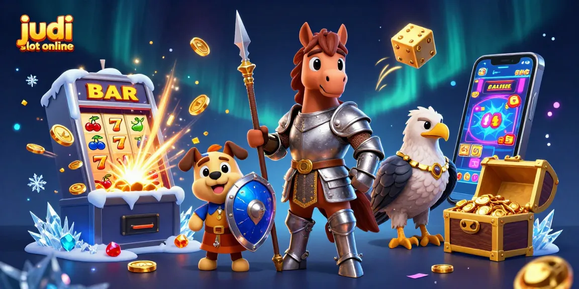 Menangkan permainan judi slot online dengan karakter ksatria dan harta berlimpah.