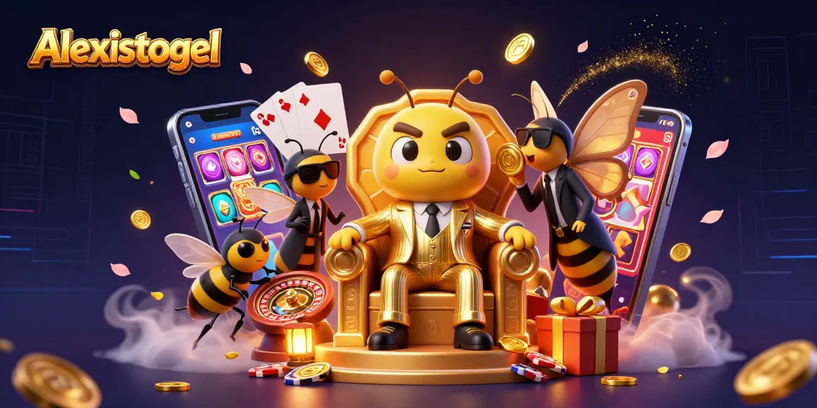 Experience thrilling gameplay at Alexistogel with colorful slot games and vibrant casino elements.
