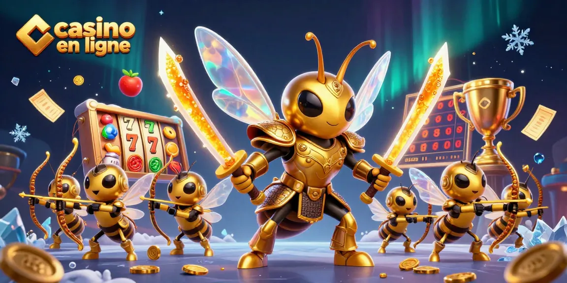 Jouez au casino en ligne avec des personnages animés dans une scène dynamique pleine d'actions.