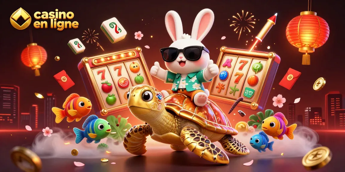Jouez à des jeux captivants au casino en ligne avec notre illustration de chance et d'aventure.