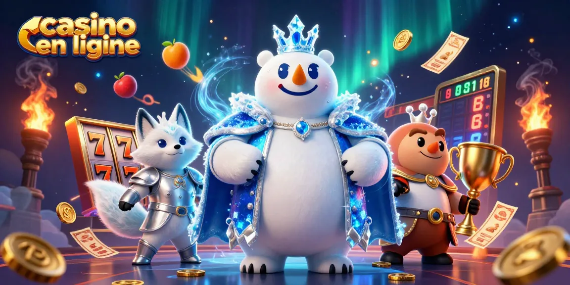 Découvrez le casino en ligne grâce à notre illustration dynamique des jeux de machines à sous et de jackpots.
