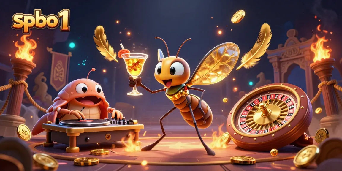 Join the thrilling world of spbo 1 as a vibrant casino scene comes to life!