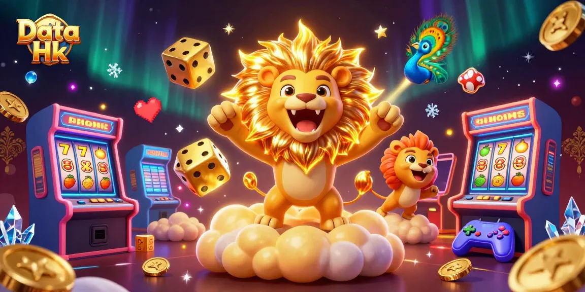 Engage with Data Hk through energetic and colorful digital casino scene showcasing vibrant game elements.