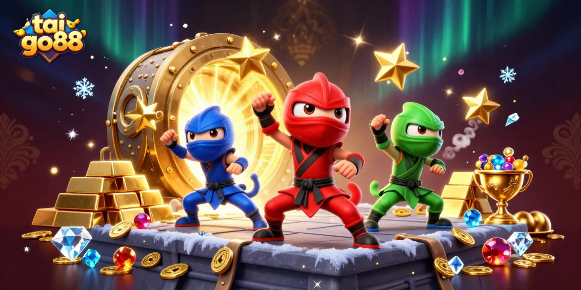 Join the thrilling action of tai go88 with colorful chameleons in a vibrant casino setting.