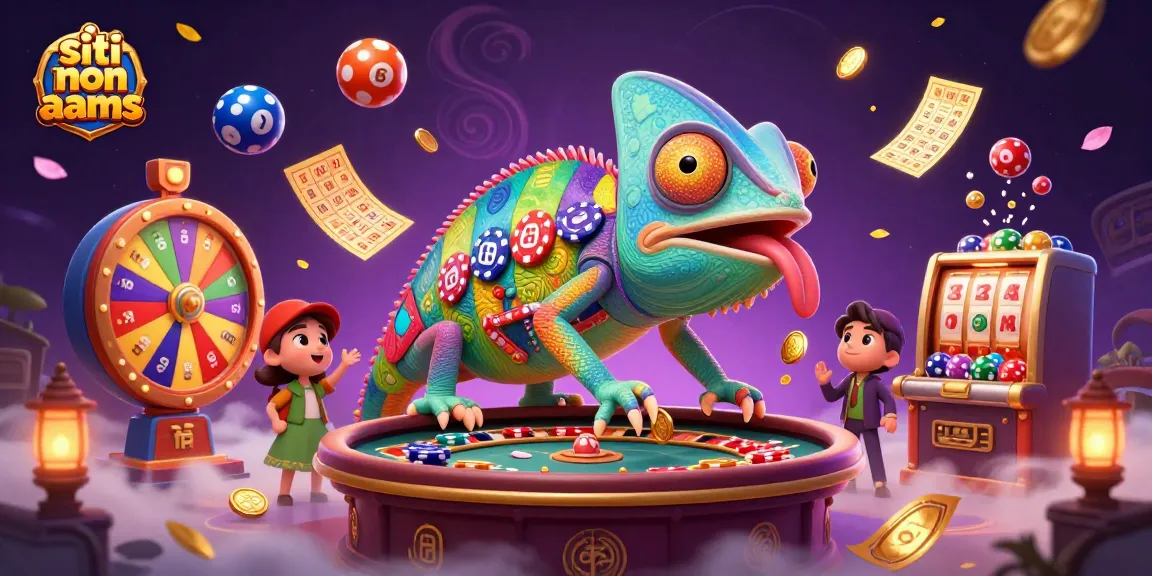 Siti non AAMS: esplora colori vivaci e possibilità in un'illustrazione di casinò dinamico