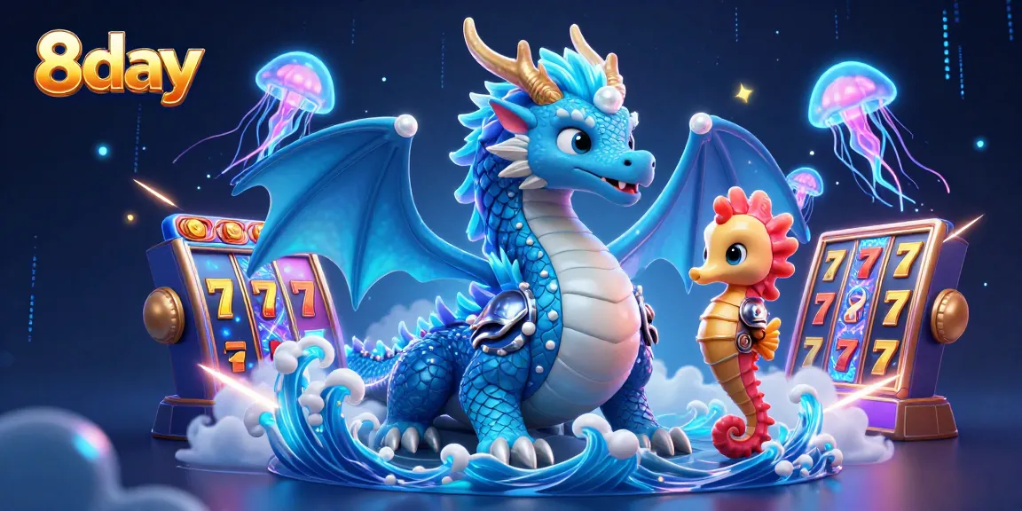 Win exciting prizes at 8day's online casino with dynamic slot games and vibrant characters.