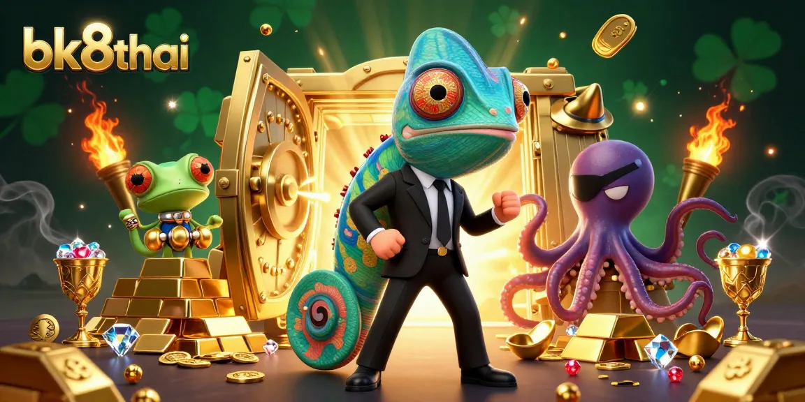 Join the thrilling adventures of bk8thai with a chameleon agent and golden treasures.