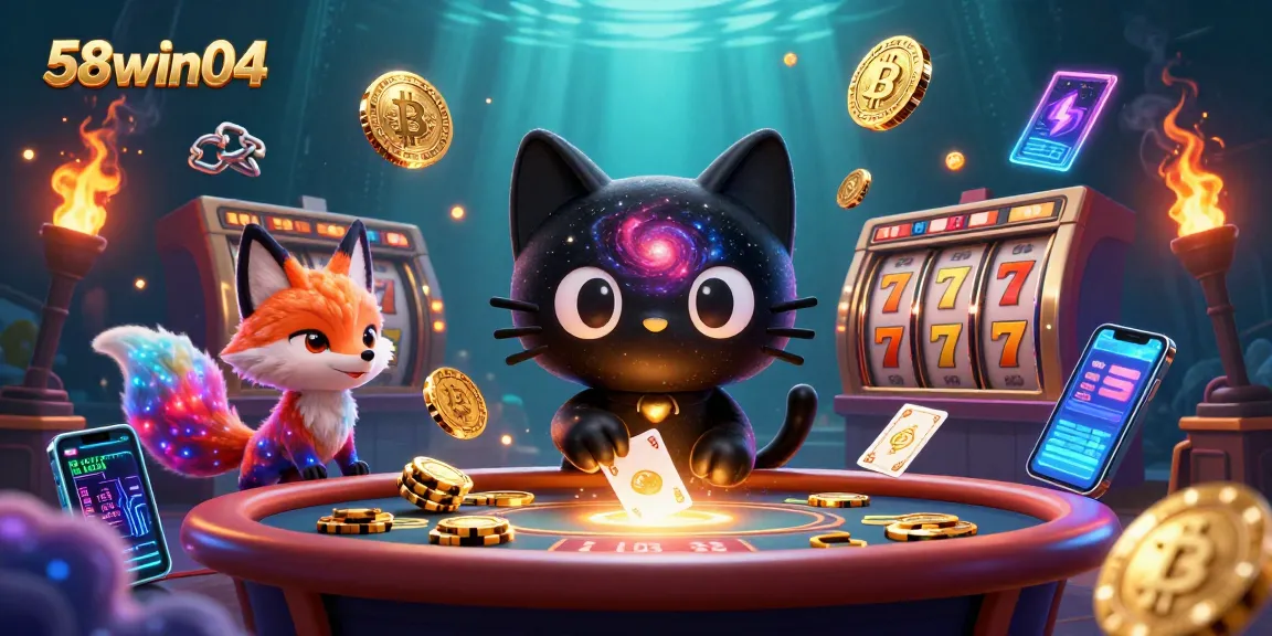Experience thrilling wins with 58win04 in a vibrant cosmic casino scene.