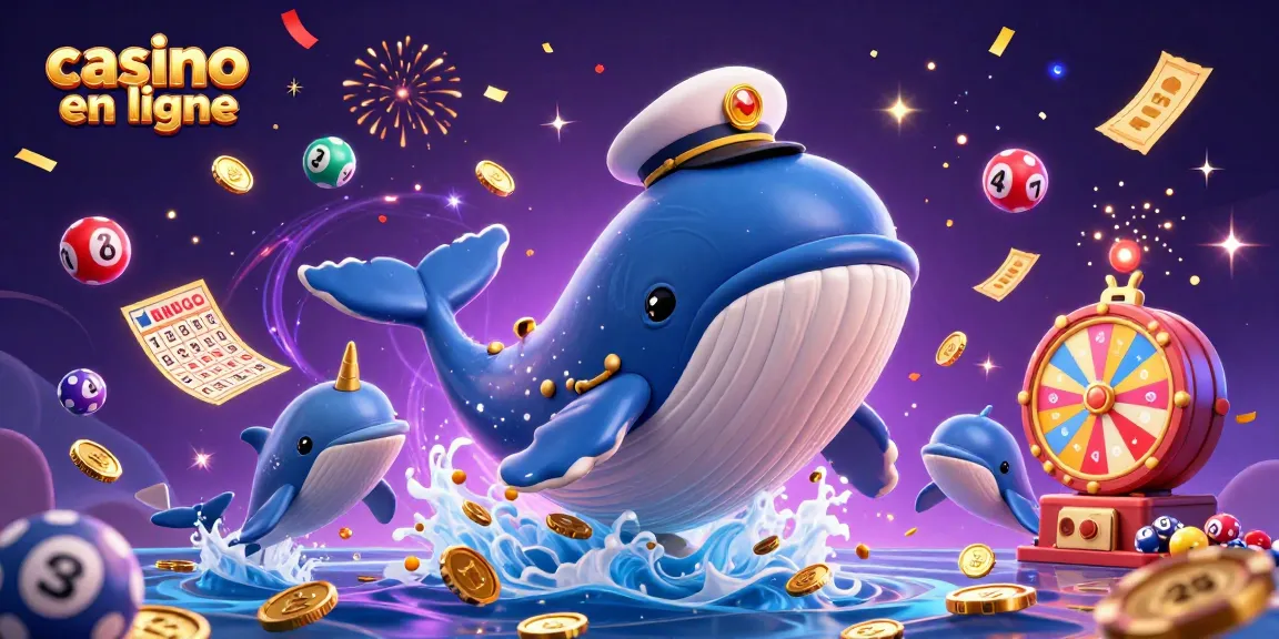 Jouer sur casino en ligne tout en admirant une belle illustration de casino avec des personnages marins.