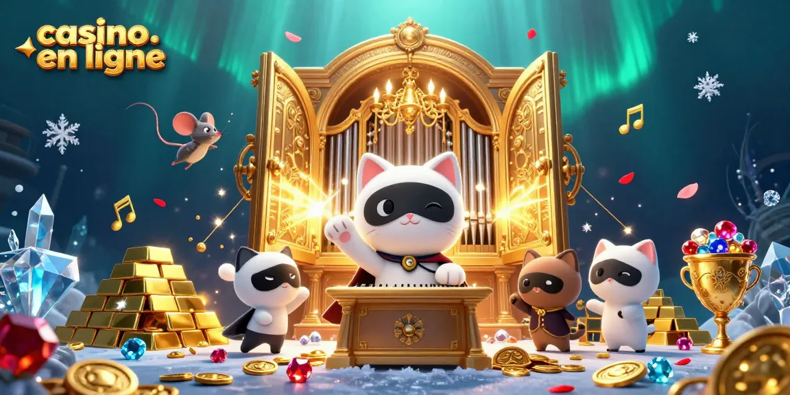 Plongez dans l'univers du casino en ligne avec une illustration 3D captivante.