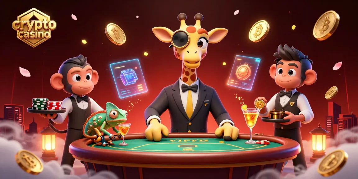 Gagnez au crypto casino avec des personnages animés et des éléments de jeu en 3D captivants.