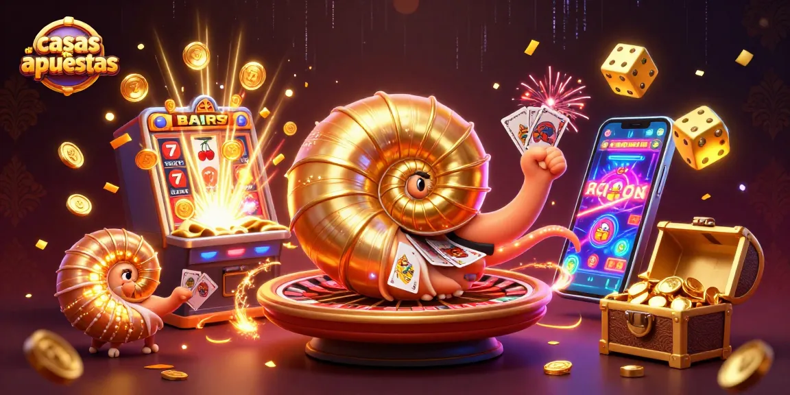 Jugando en casas de apuestas con nautilus, máquinas tragamonedas y dados dorados.