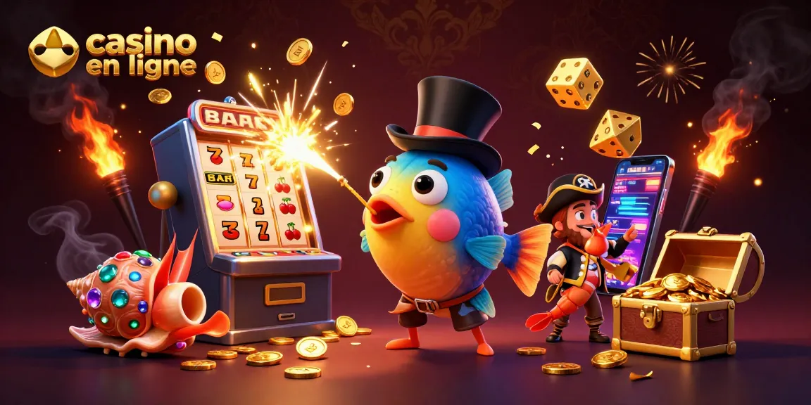 Attirez des gains avec le casino en ligne grâce à cette scène féerique animée de poissons et trésors