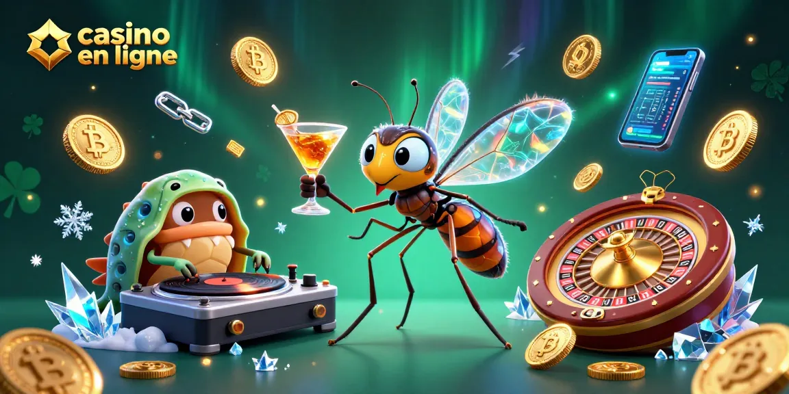 Découvrez l'univers captivant du casino en ligne avec un insecte gelé, un DJ trilobite et une roulette unique.