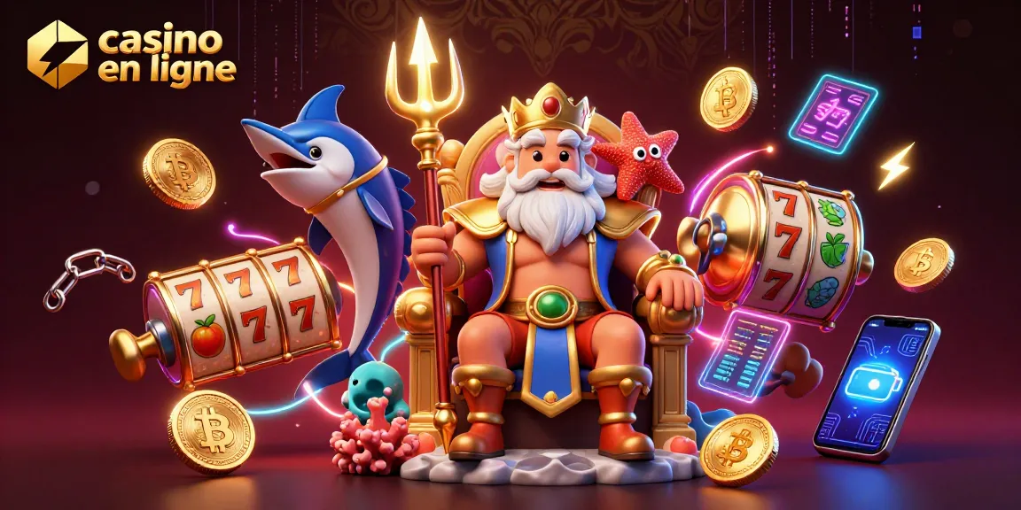 Célébrez le casino en ligne avec Neptune et la magie des machines à sous éclatantes.