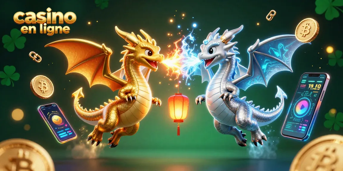 Jouez dans un casino en ligne captivant avec des dragons légendaires et des pièces de crypto.