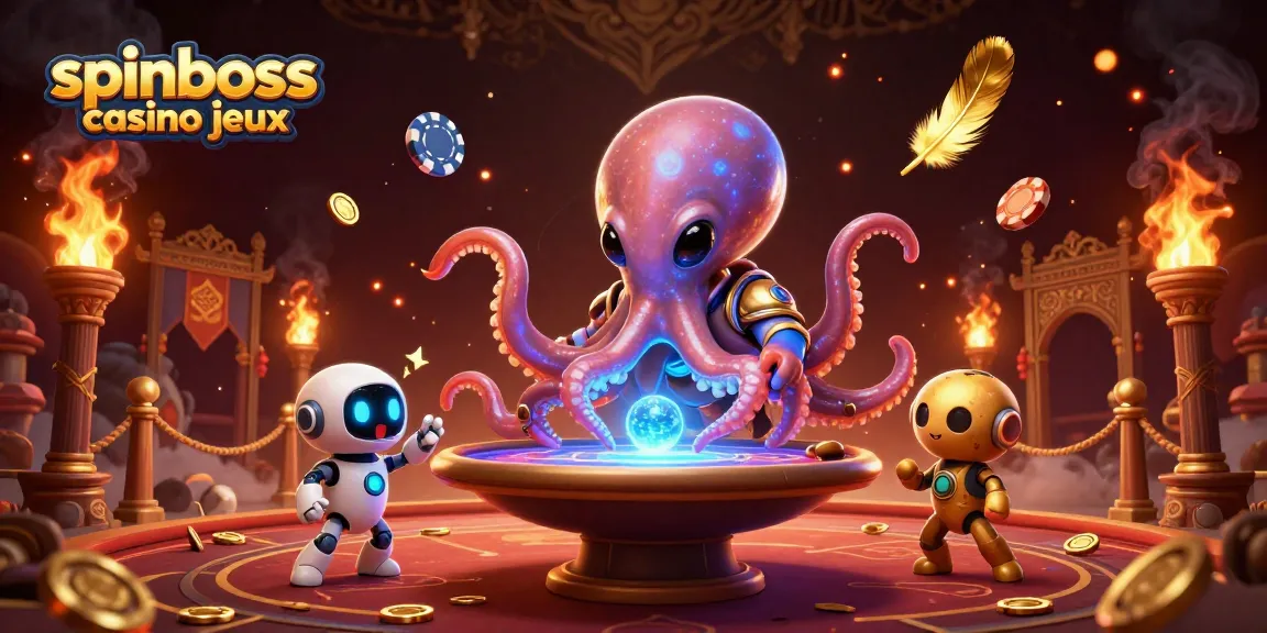 Découvrez les jeux spinboss casino avec un octopus extraterrestre et des jetons en orbite