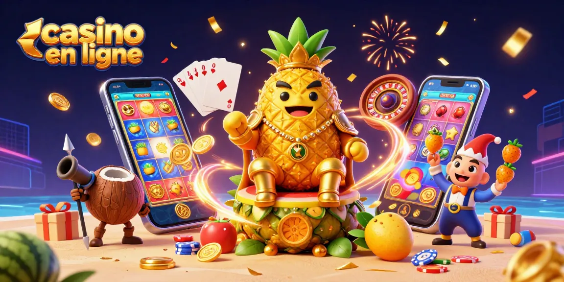 Vivez l'excitation des jeux de casino en ligne avec cette illustration vibrante et dynamique