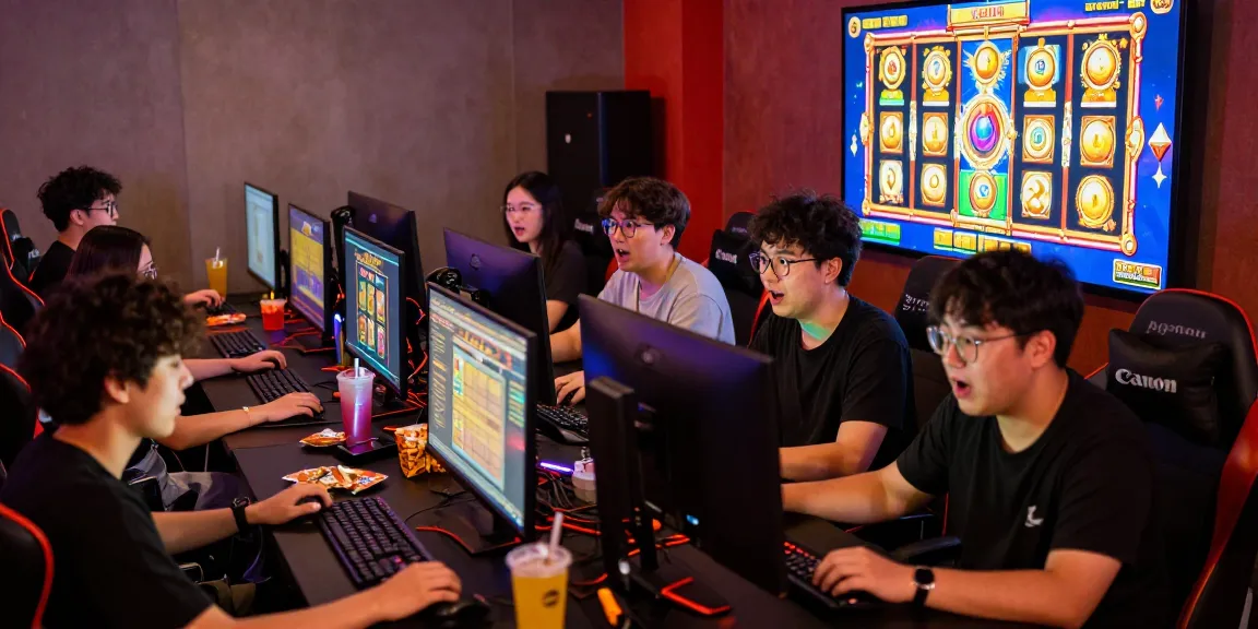 Players engaged in thrilling slot raja games, showcasing a lively and energetic online gaming atmosphere.