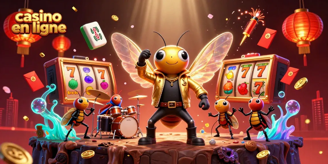 Explorez le monde dynamique des jeux de casino en ligne avec ce rock star vibrant.