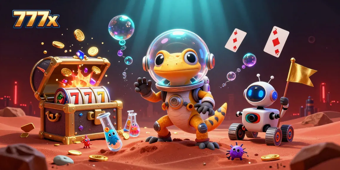 Experience thrilling wins at 777x, where slots and fun collide in an intergalactic casino adventure.