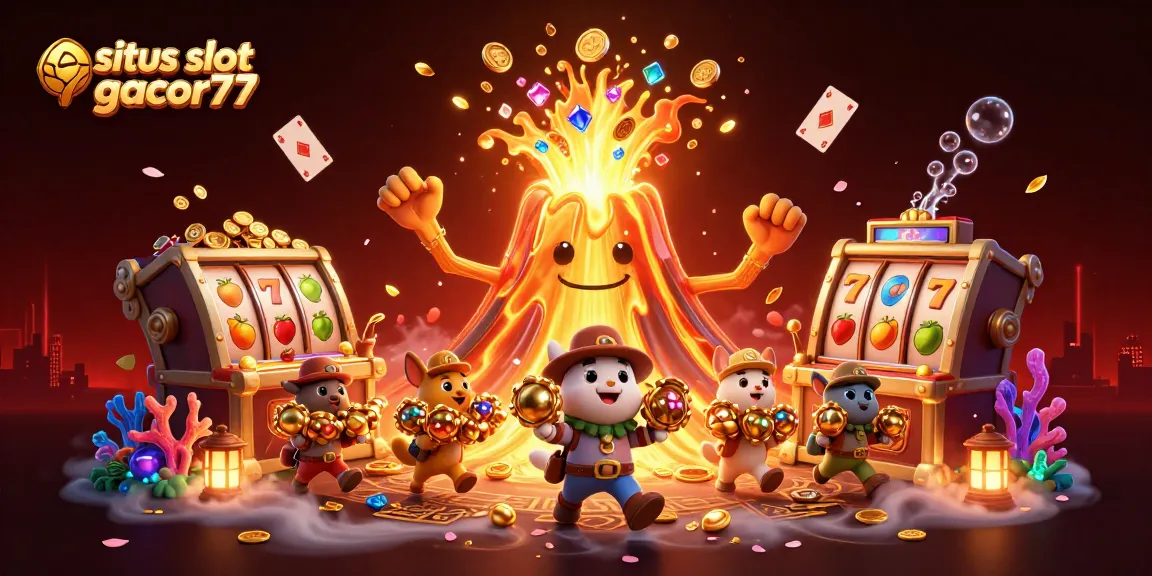 Experience the thrilling action of situs slot gacor77 with vibrant slot reels and winning treasures!