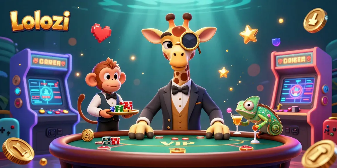 Lolozi offers an immersive gaming experience with lively characters at a vibrant casino scene.