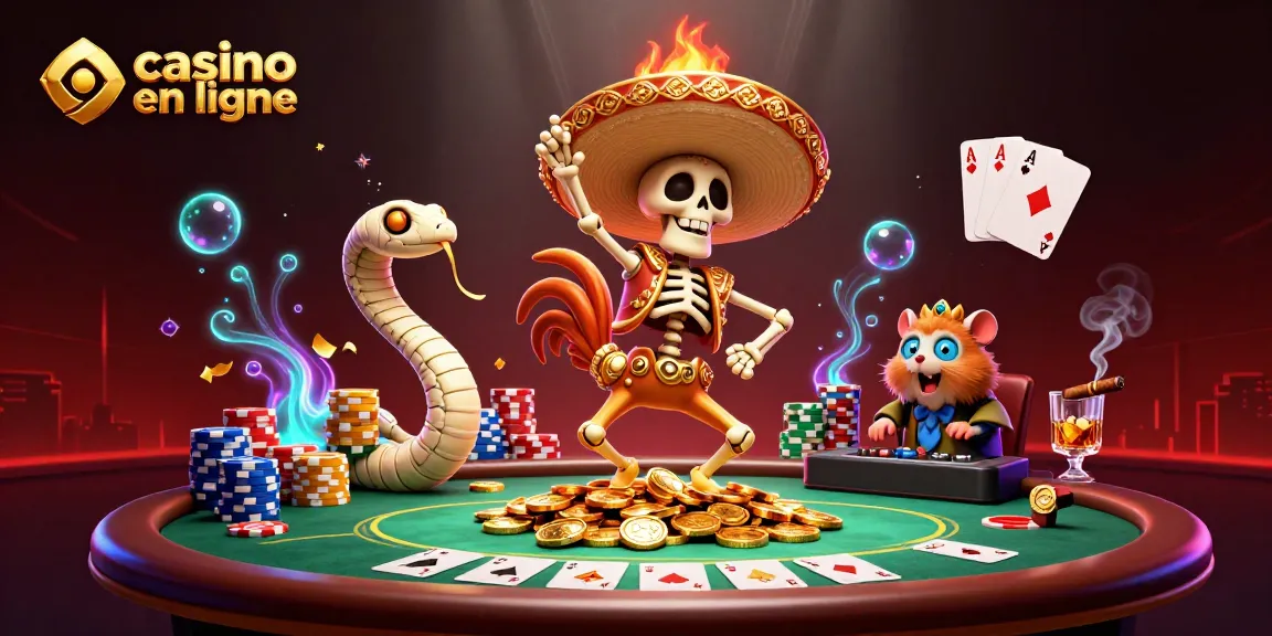 La victoire au casino en ligne avec un squelette mariachi dansant parmi les pièces d'or.