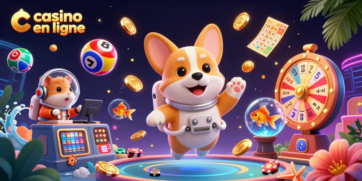 Visitez notre casino en ligne pour jouer à la loterie avec des ballons colorés et des prix flottants.