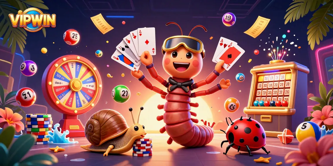 Experience thrilling gameplay with VIPWIN’s colorful lottery atmosphere featuring dynamic characters and rich prizes.