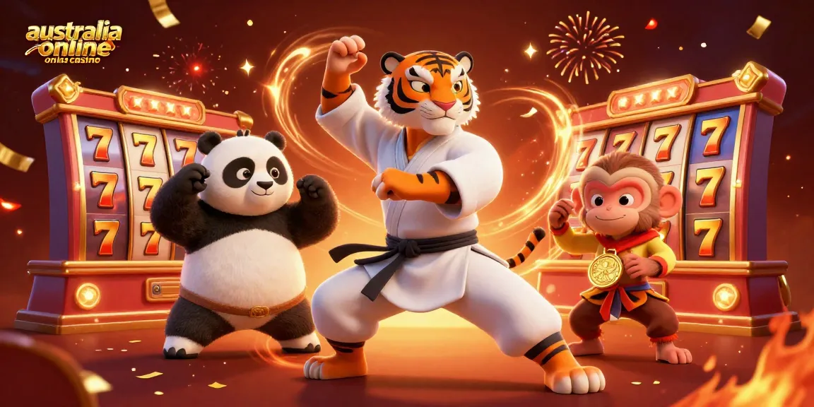 Experience the vibrant atmosphere of australia online casino with thrilling pokies and festive visuals.