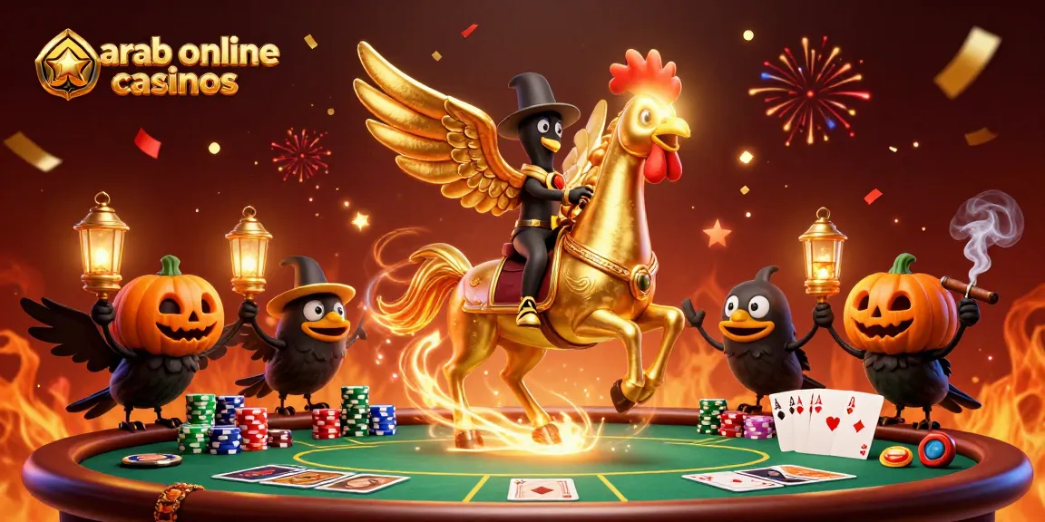 Experience dynamic play at arab online casinos with exciting poker action and vibrant celebration.