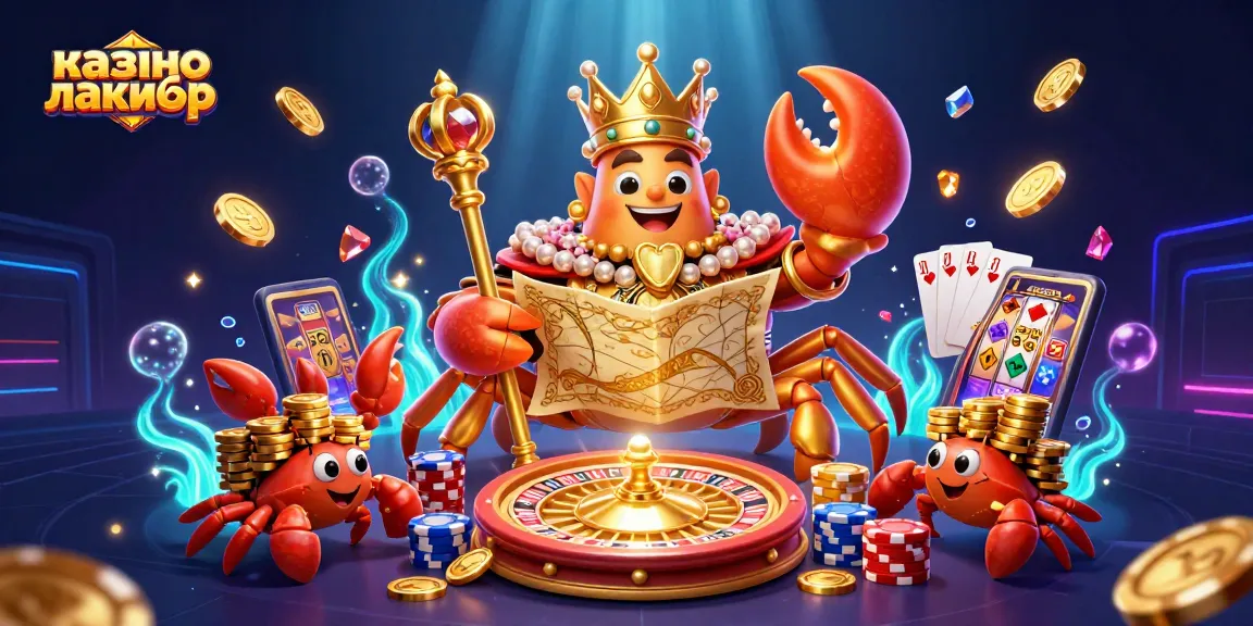 Experience casino excitement with азартные игры at казино лакибир featuring a majestic crab emperor.