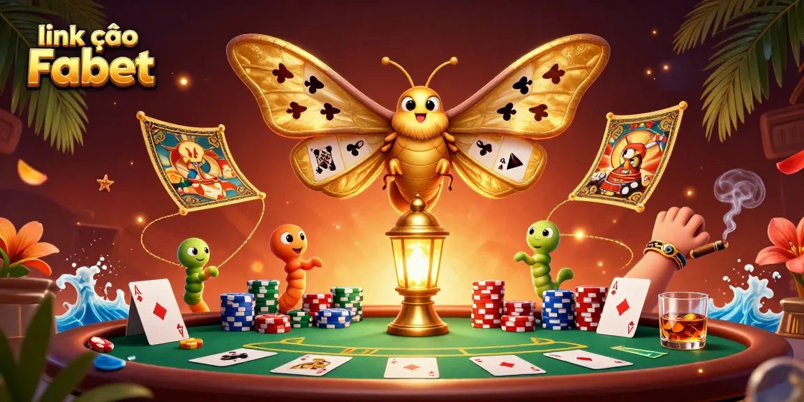 Experience the thrill of gaming with link vào Fabet and vibrant casino elements in a rich 3D scene.