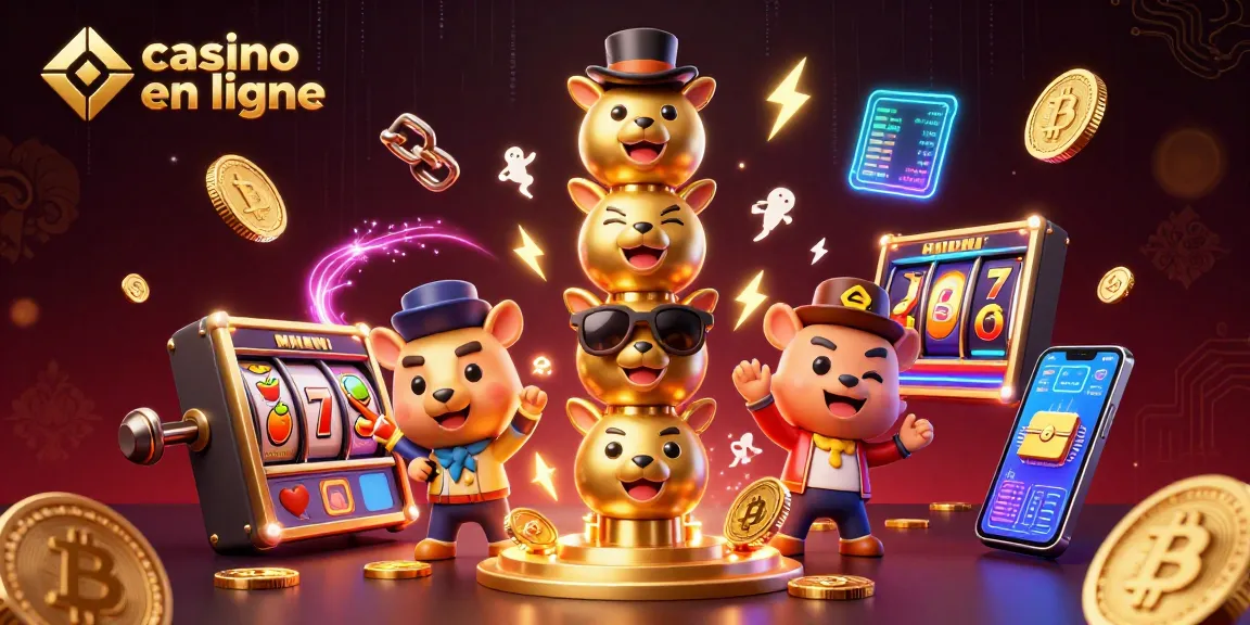 Jouer dans un casino en ligne avec un totem animé et des symboles de machines à sous.
