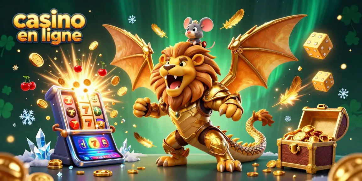 Casino en ligne : Jouez et gagnez avec des machines et cartes animées dans un univers fantastique.