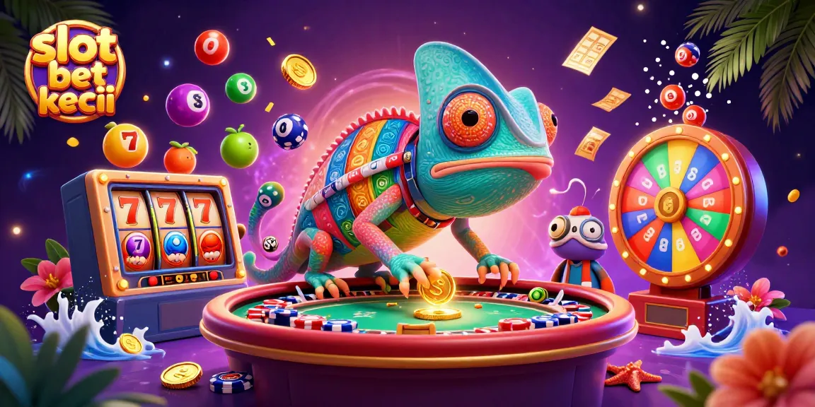 Experience the excitement of slot bet kecil with vibrant slots and dynamic lottery balls in action.