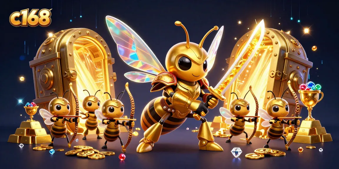 Engage with c168 as golden hornet samurai and bee archers unveil a treasure of casino thrills